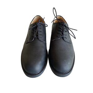 Thad Stuart Men's Black Lace Up Oxford Shoe Size 44